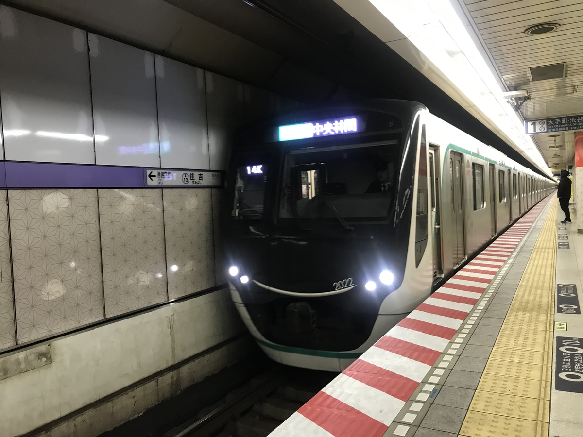 東急電鉄 長津田検車区 2020系 