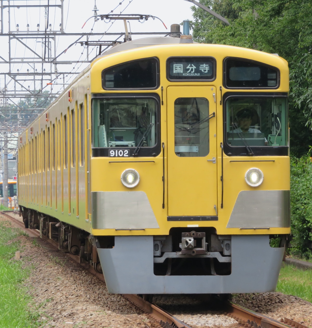 西武鉄道 新宿線車両所玉川上水車両基地 9000系 9102F