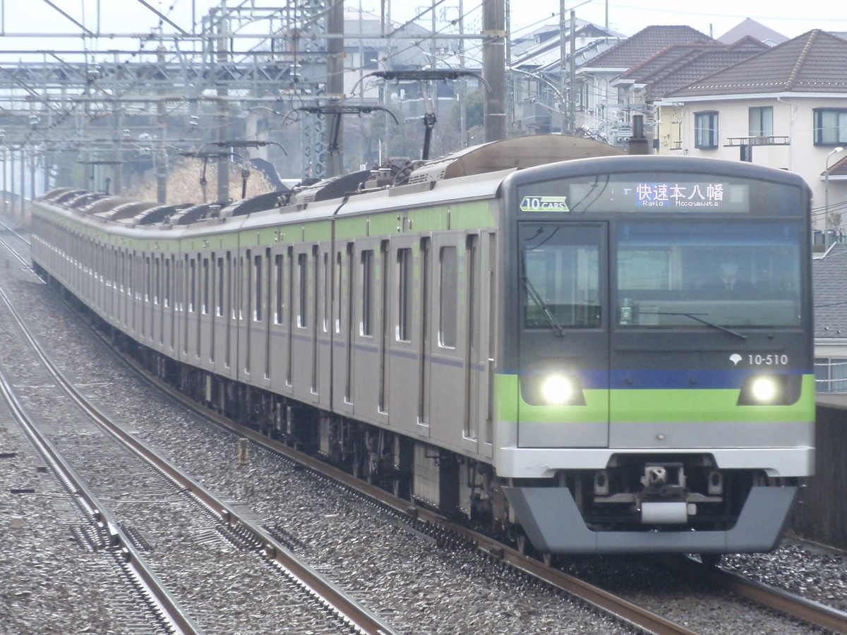 東京都交通局 大島車両検修場 10-300形 10-510F