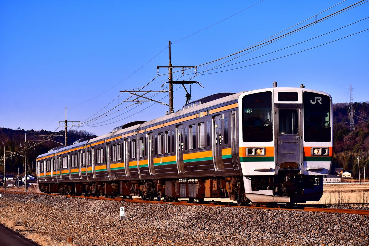 JR東日本 高崎車両センター 211系 タカA26編成