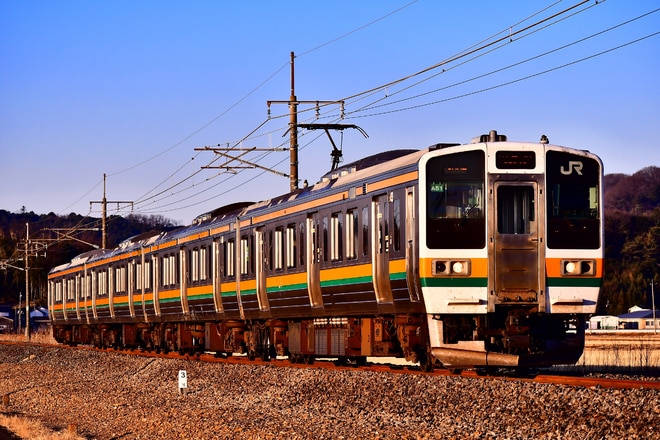 高崎車両センター211系タカA51編成を大平下～岩舟間で撮影した写真