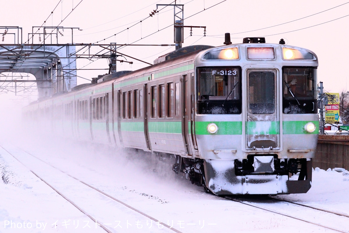 JR北海道 札幌運転所 721系 F-3123編成