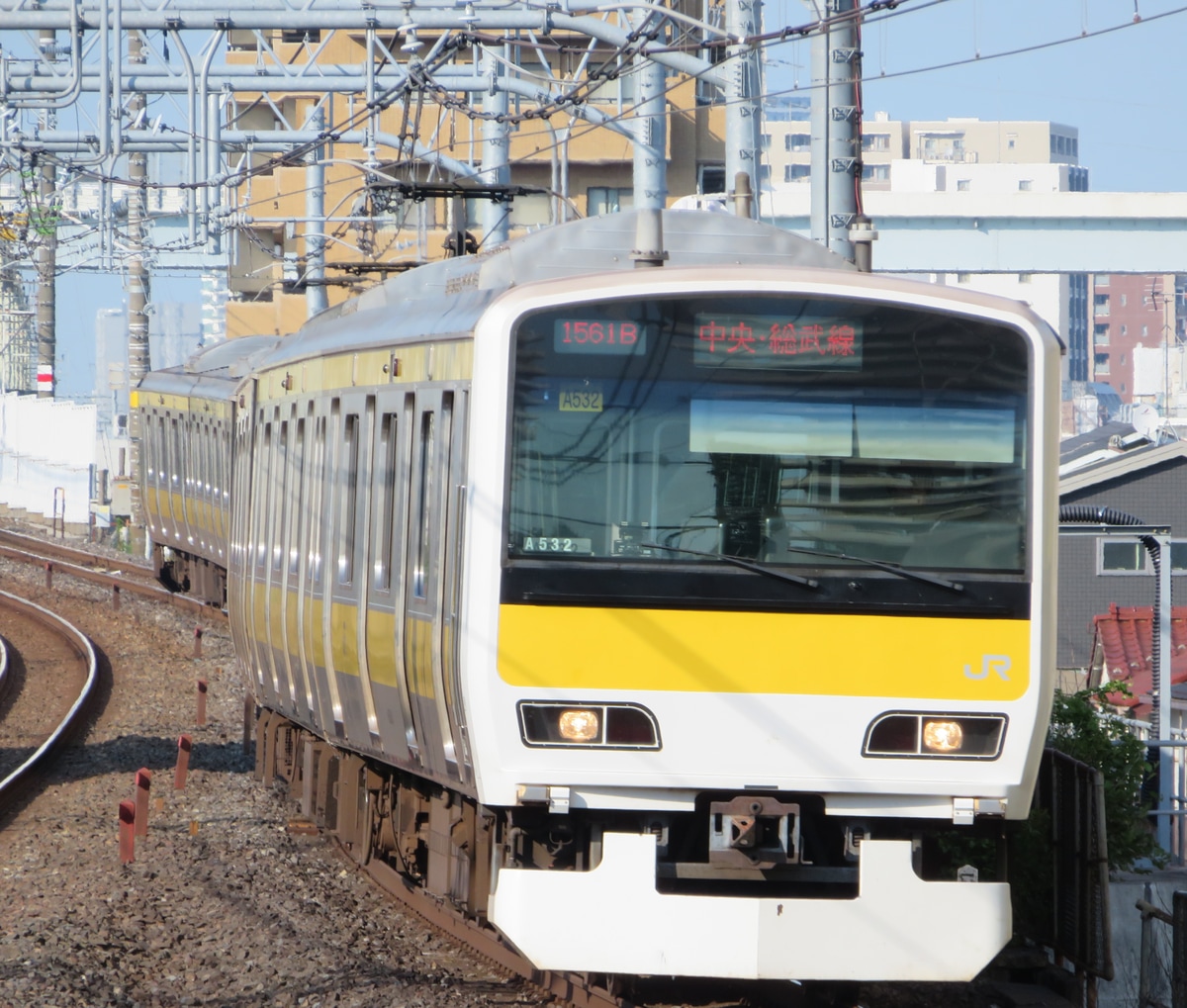 JR東日本 三鷹車両センター E231系 ミツA532編成