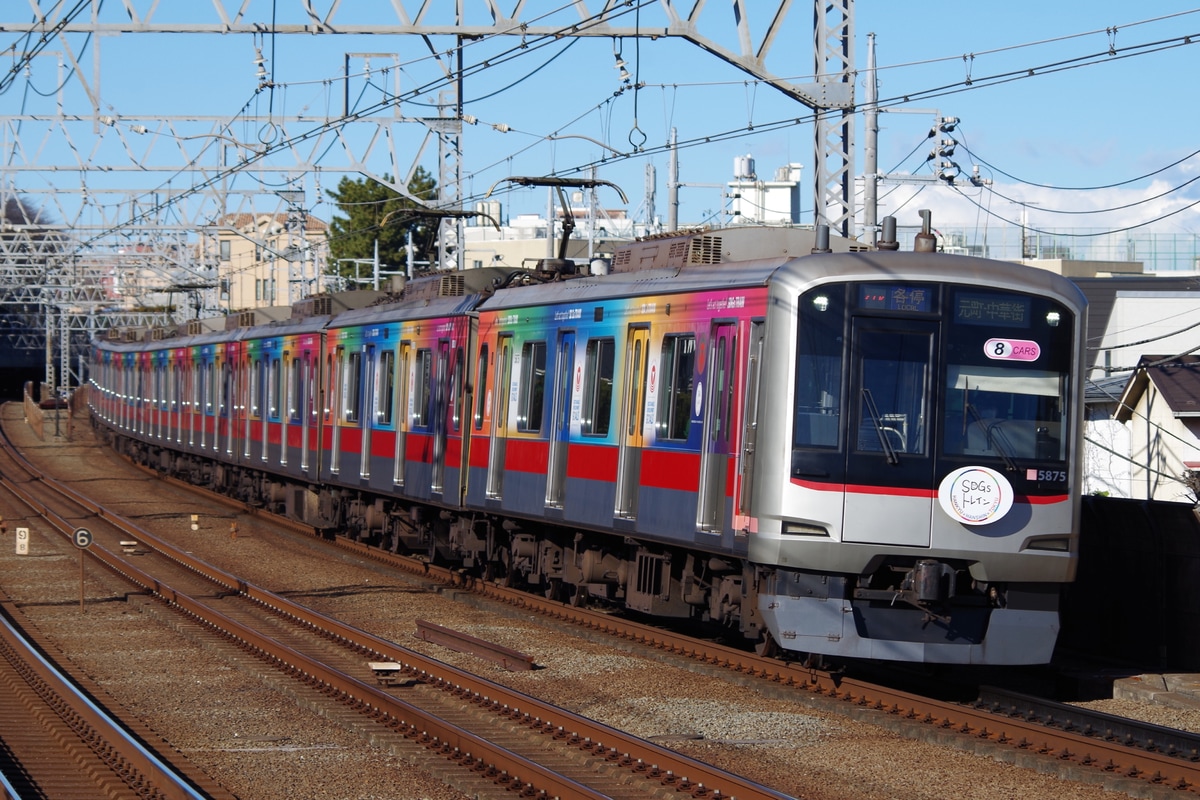 東急電鉄 元住吉検車区 5050系 5175編成