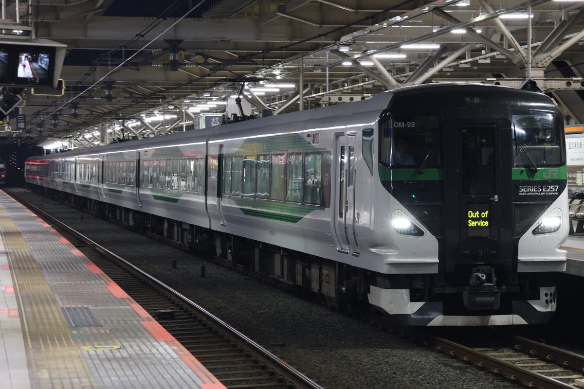 JR東日本 大宮総合車両センター東大宮センター E257系 オオOM-93編成