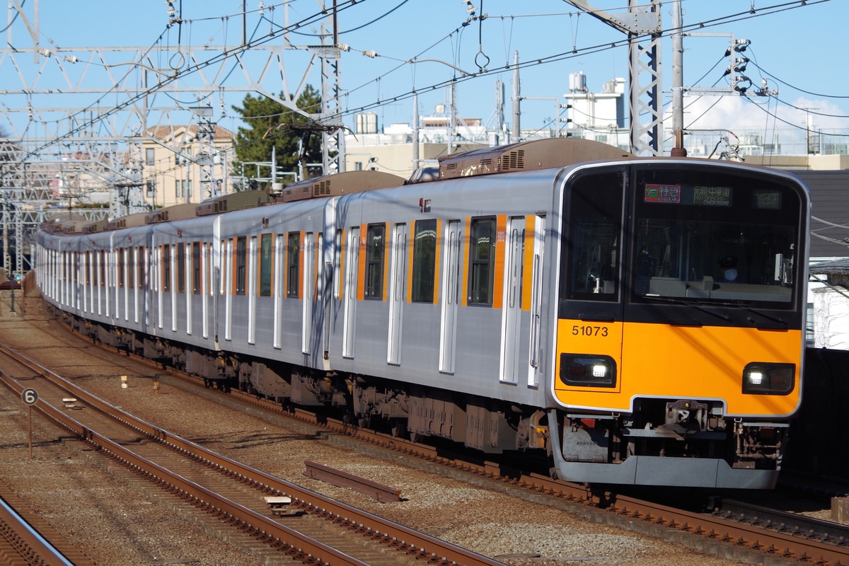 東武鉄道 森林公園検修区 50070型 51073編成