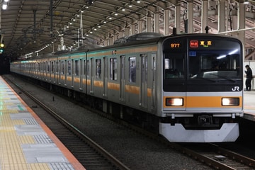 JR東日本209系トタ81編成を武蔵境駅で撮影した画像