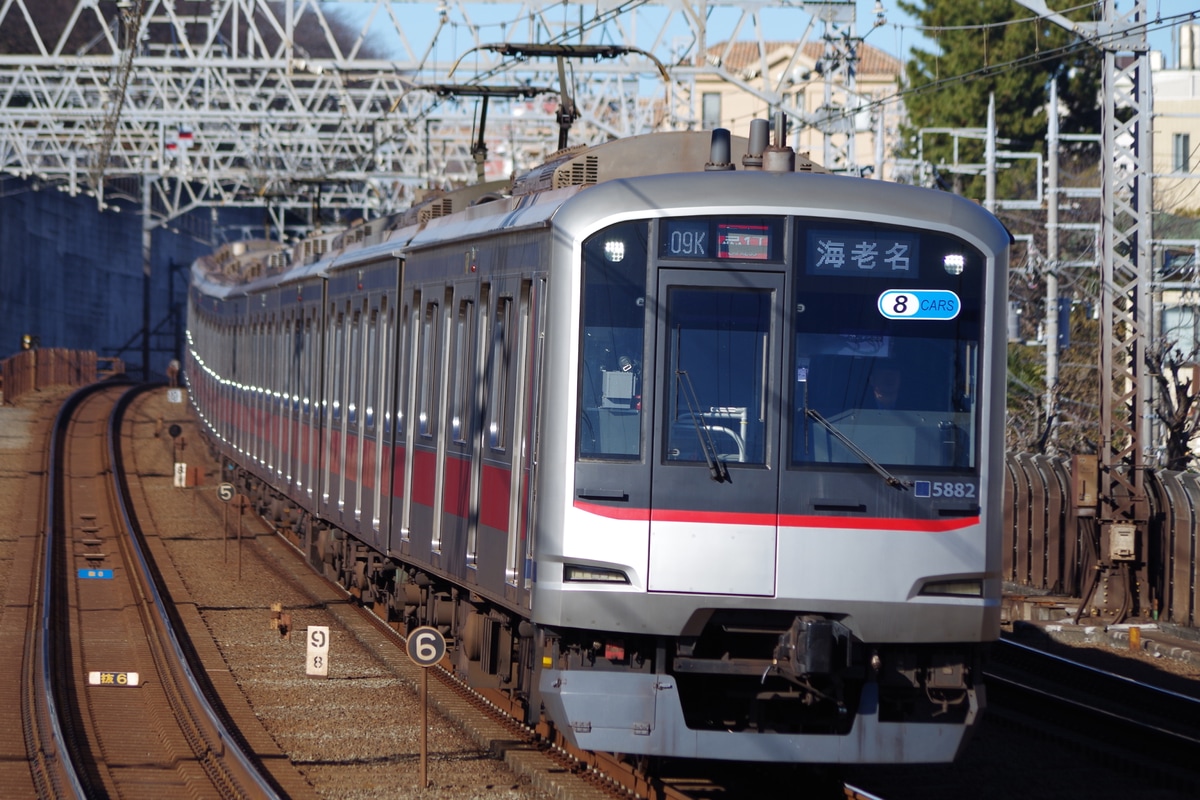 東急電鉄 元住吉検車区 5080系 5182編成