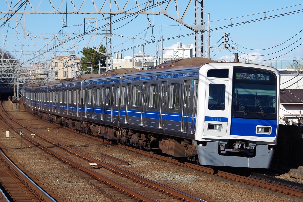 西武鉄道 小手指車両管理所 6000系 6114編成