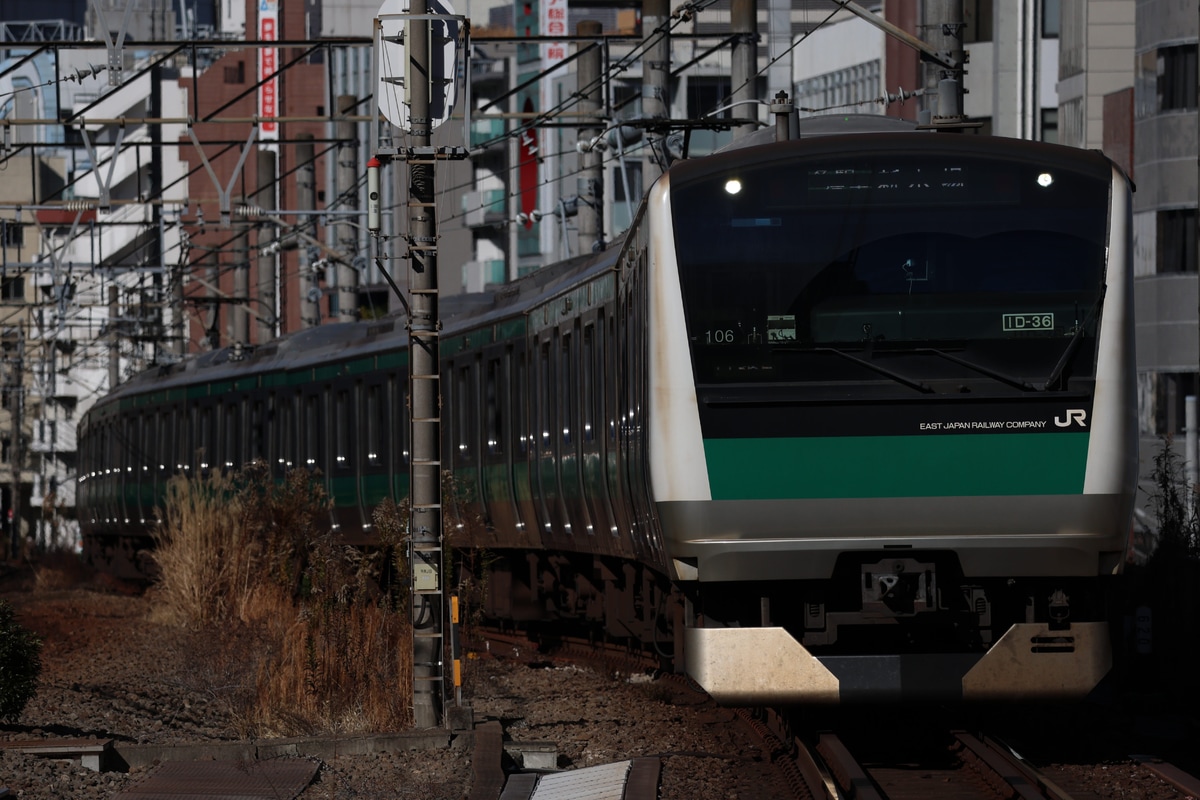 JR東日本 川越車両センター E233系 ハエ106編成