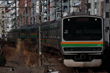 JR東日本e231系コツK-27編成を恵比寿駅で撮影した画像