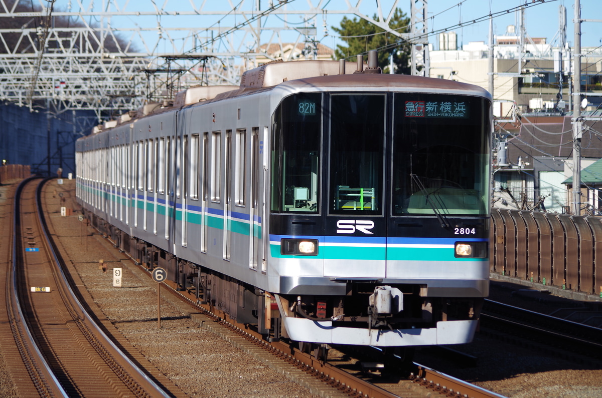 埼玉高速鉄道 浦和美園車両基地 2000系 2104編成