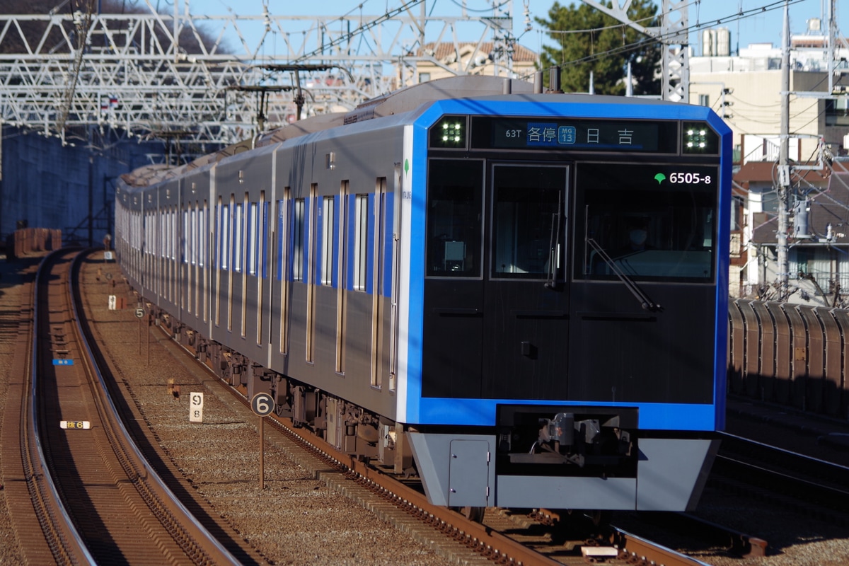 東京都交通局 志村車両検修場 6500形 6505編成