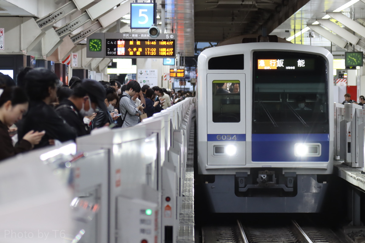 西武鉄道 小手指車両管理所 6000系 6154f