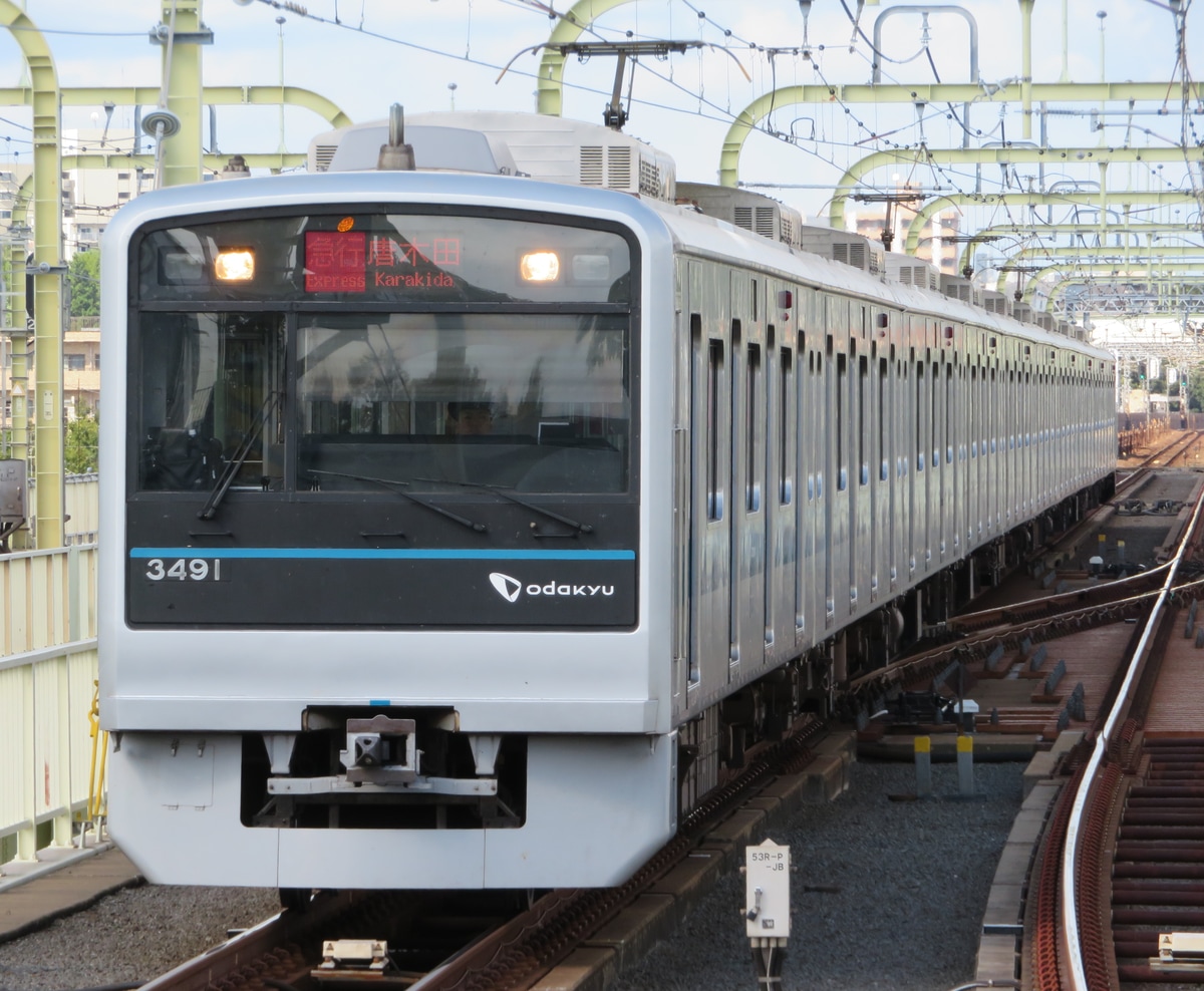 小田急電鉄 喜多見検車区 3000形 3091×10