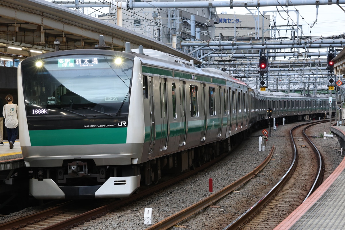 JR東日本 川越車両センター E233系 ハエ123編成