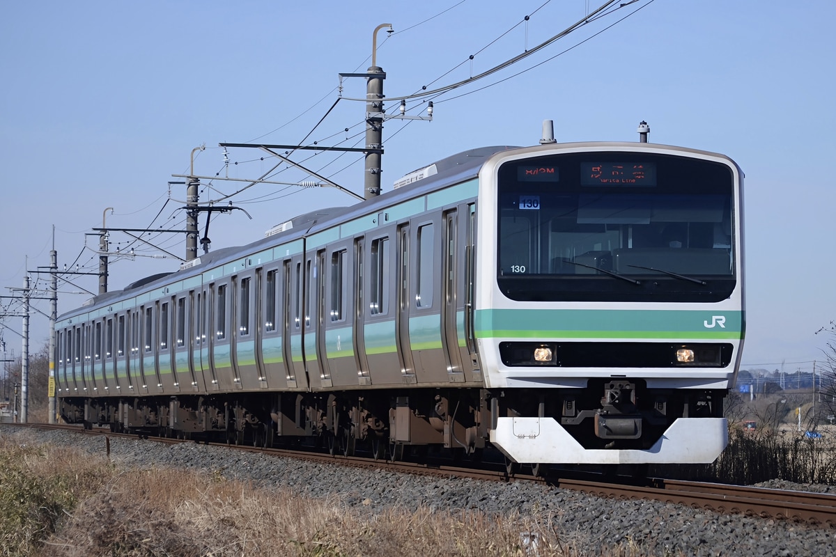 JR東日本 松戸車両センター本区 E231系 マト130編成