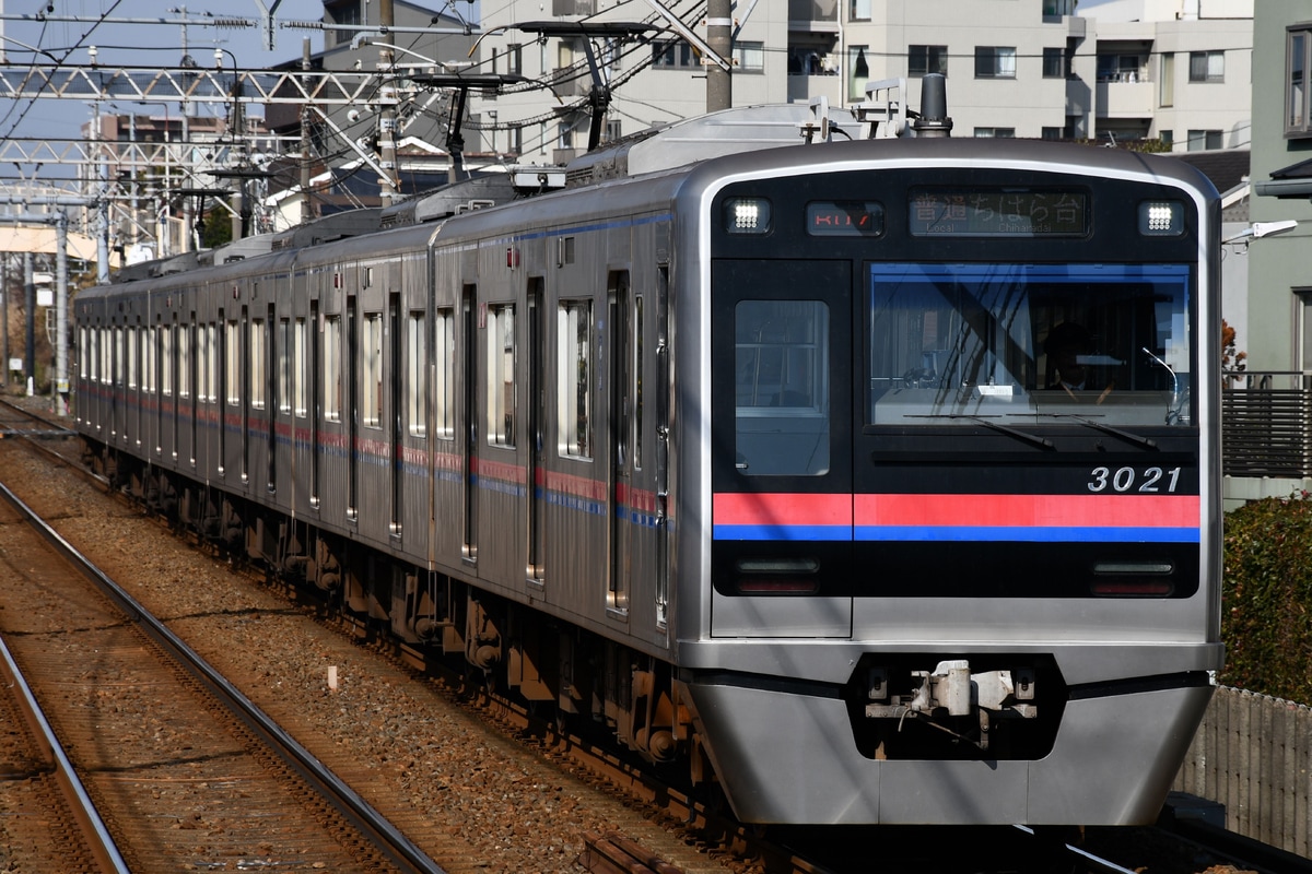 京成電鉄 宗吾車両基地 3000形 3021F
