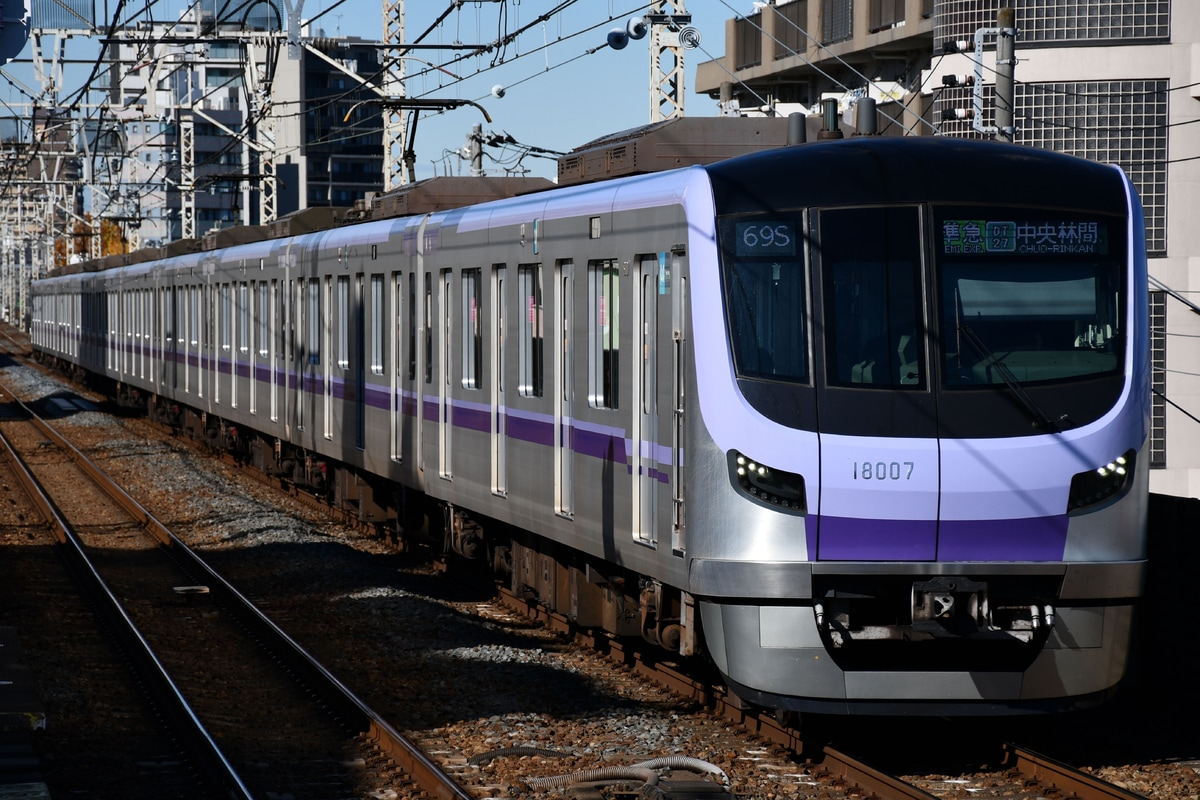 東京メトロ 鷺沼検車区 18000系 18107F