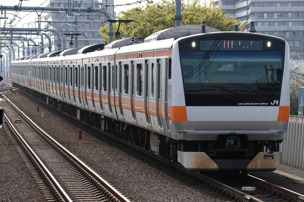 JR東日本 豊田車両センター本区 e233系 トタH43編成