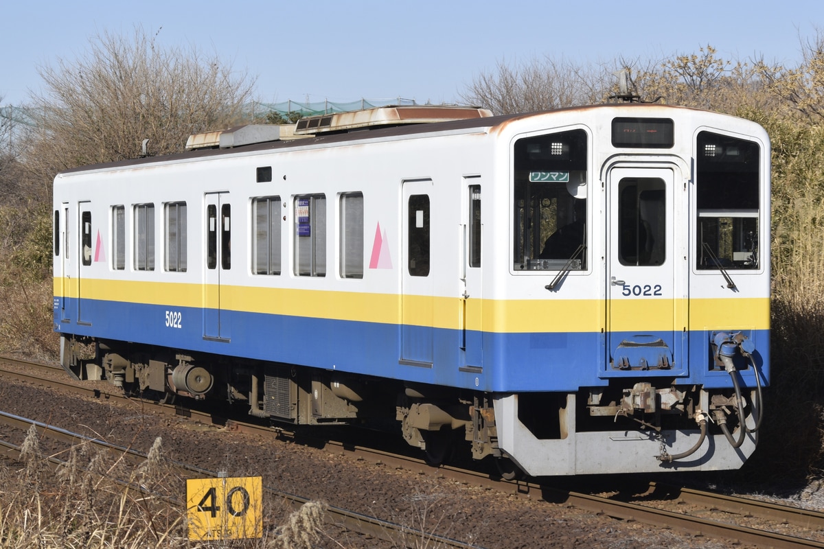 関東鉄道 水海道車両基地 キハ5020形 キハ5022