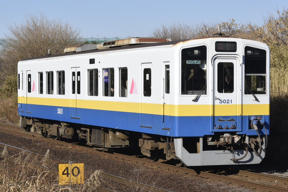 関東鉄道 水海道車両基地 キハ5020形 キハ5021