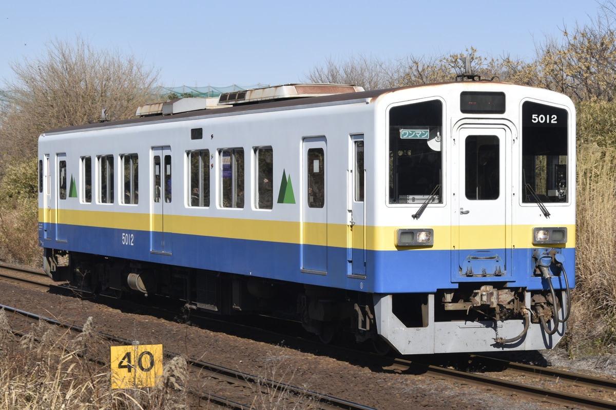 関東鉄道 水海道車両基地 キハ5010形 キハ5012