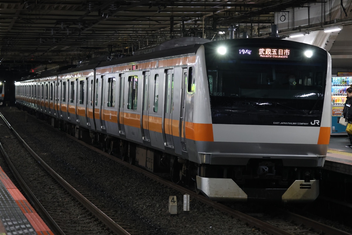 JR東日本 豊田車両センター本区 e233系 トタ青661編成