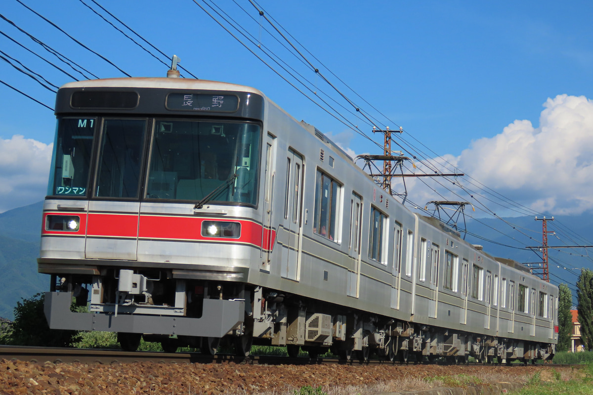 長野電鉄 須坂車両工場 3000系 