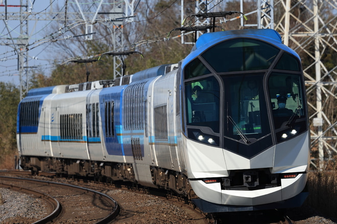 高安検車区50000系SV03を小俣～宮町間で撮影した写真