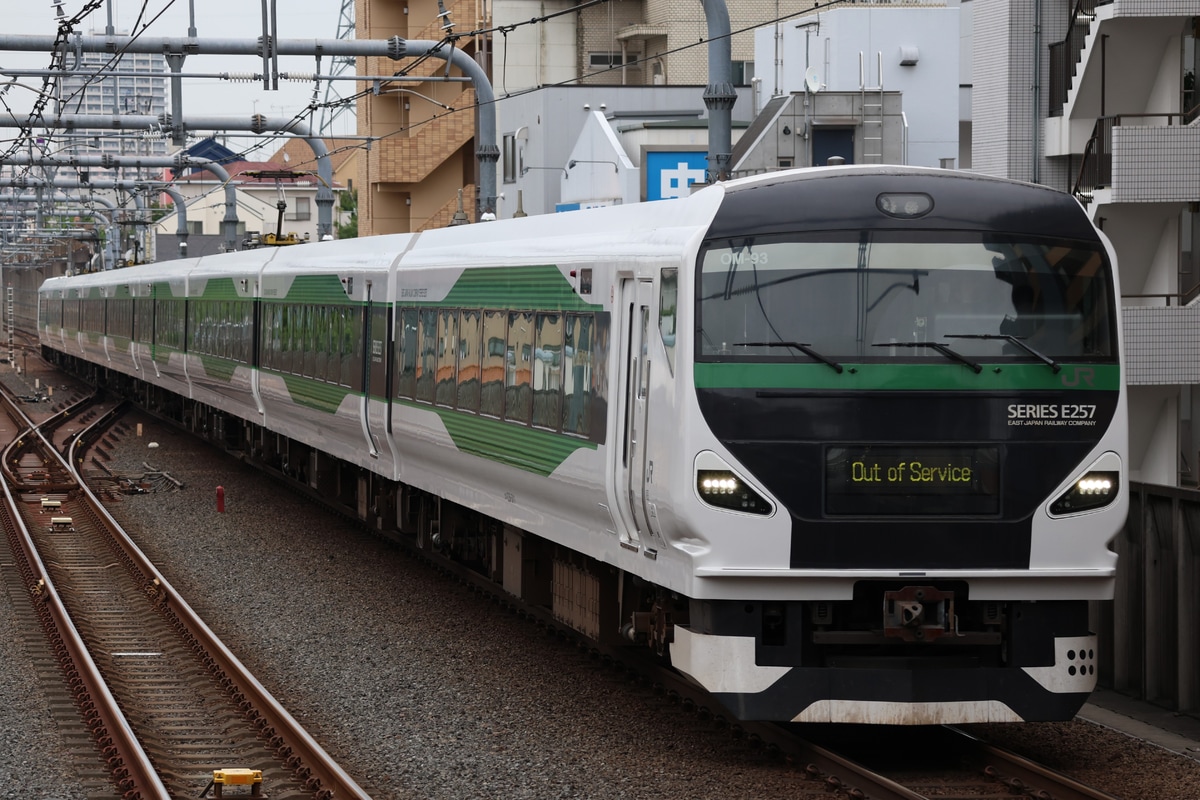 JR東日本 大宮総合車両センター東大宮センター E257系 オオOM-93編成