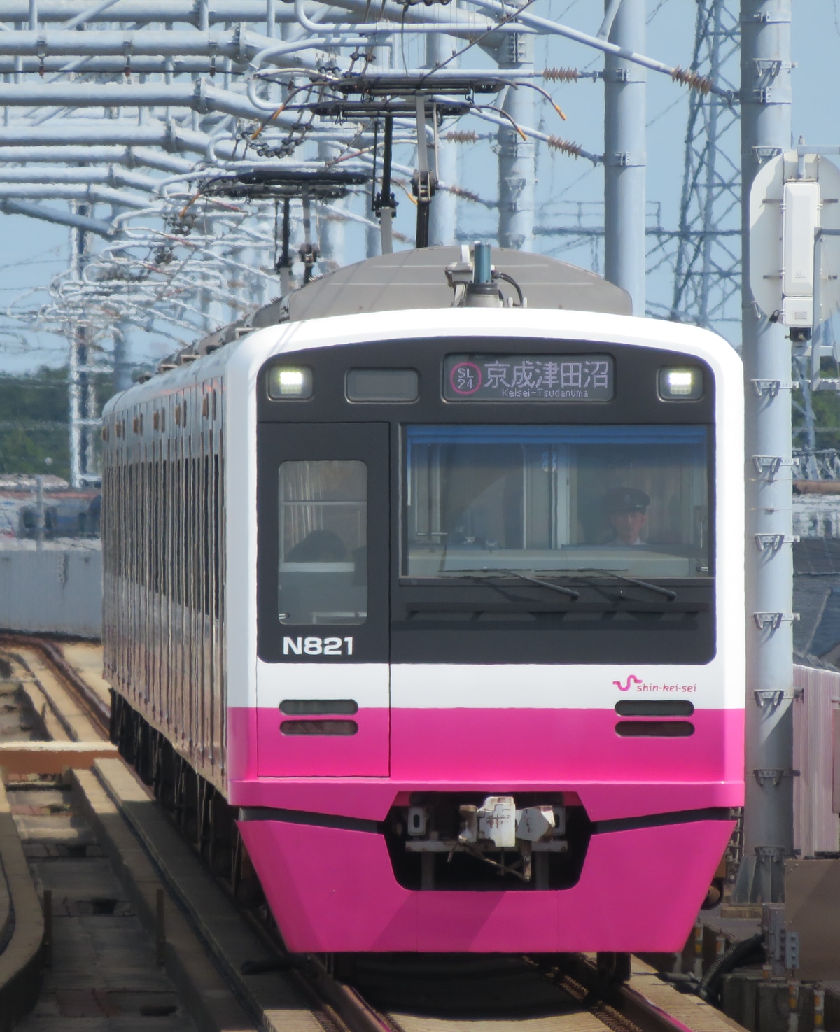 新京成電鉄 くぬぎ山車両基地 N800形 N828編成