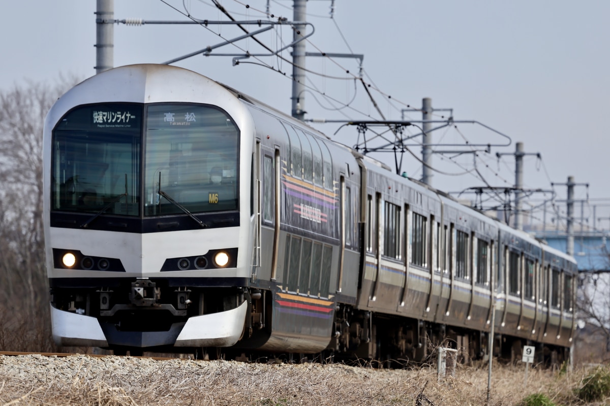 JR四国 高松運転所 5000系 M6編成