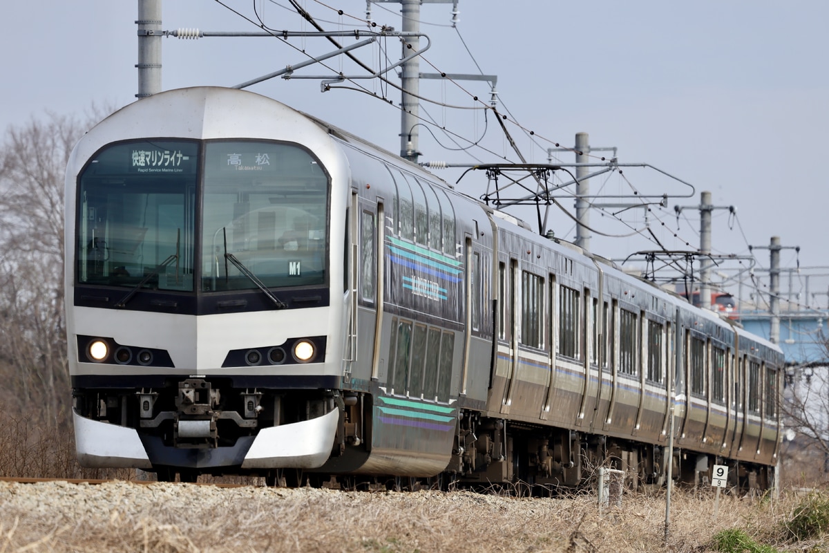 JR四国 高松運転所 5000系 M1編成