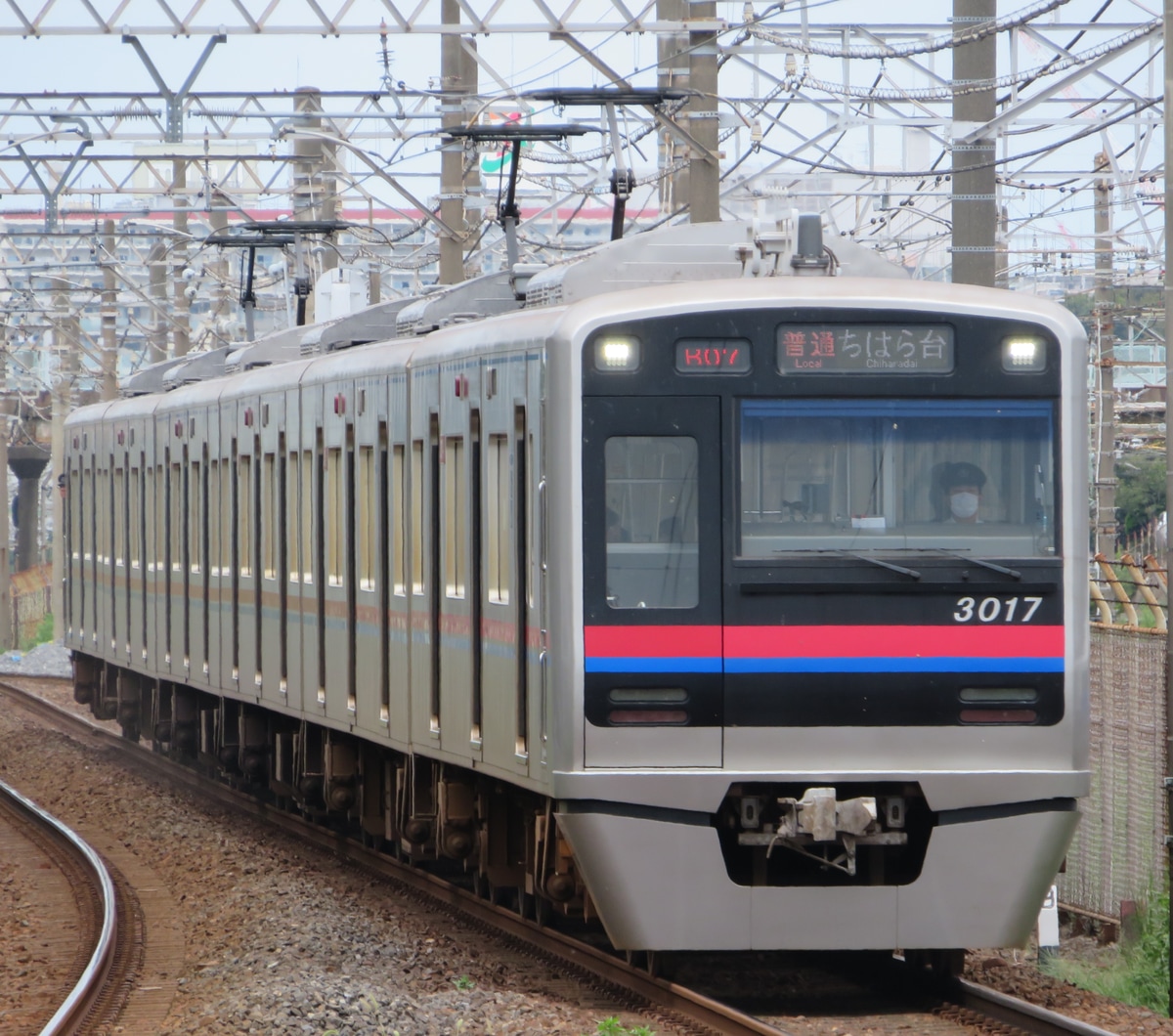 京成電鉄 宗吾車両基地 3000形 3017編成