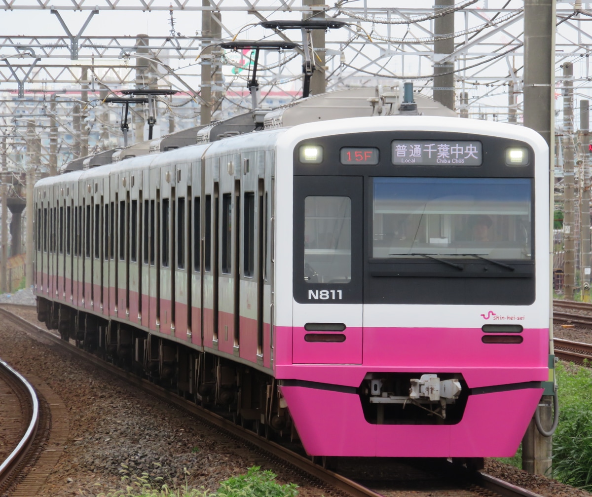 新京成電鉄 くぬぎ山車両基地 N800形 N818編成