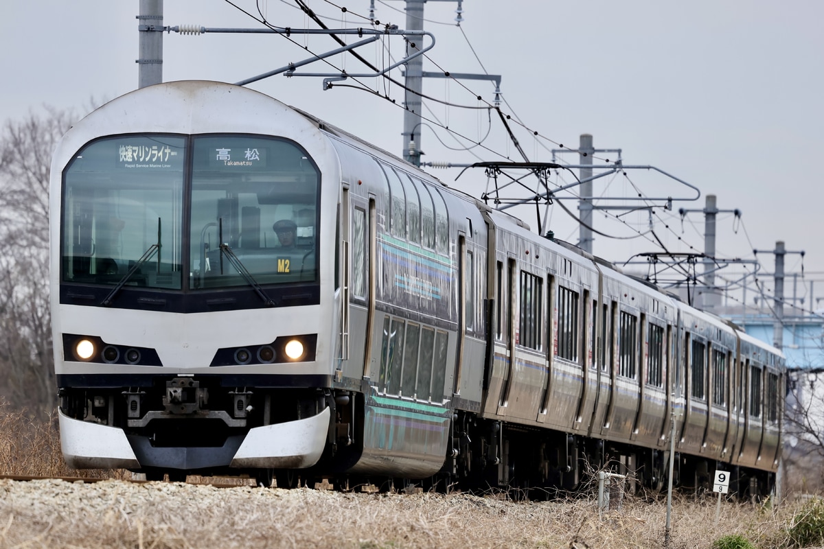 JR四国 高松運転所 5000系 M2編成
