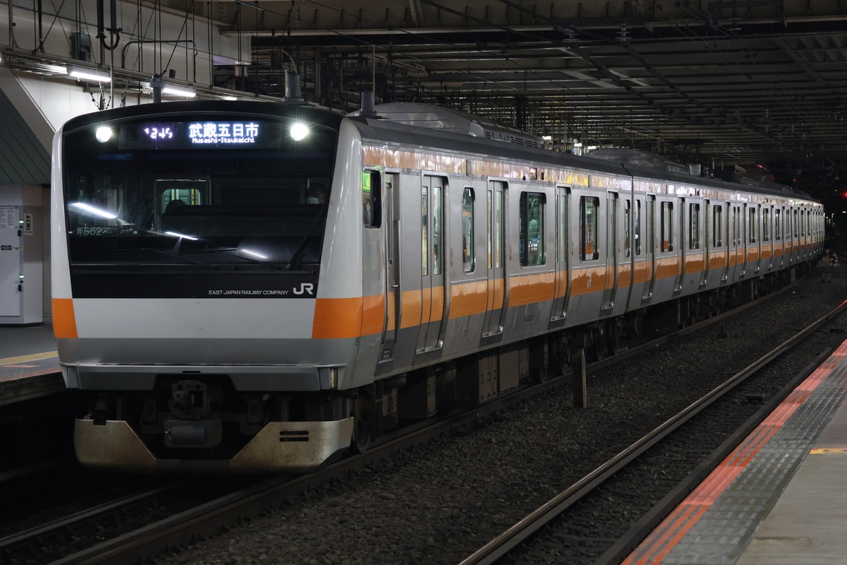 JR東日本 豊田車両センター本区 E233系 トタ青662編成