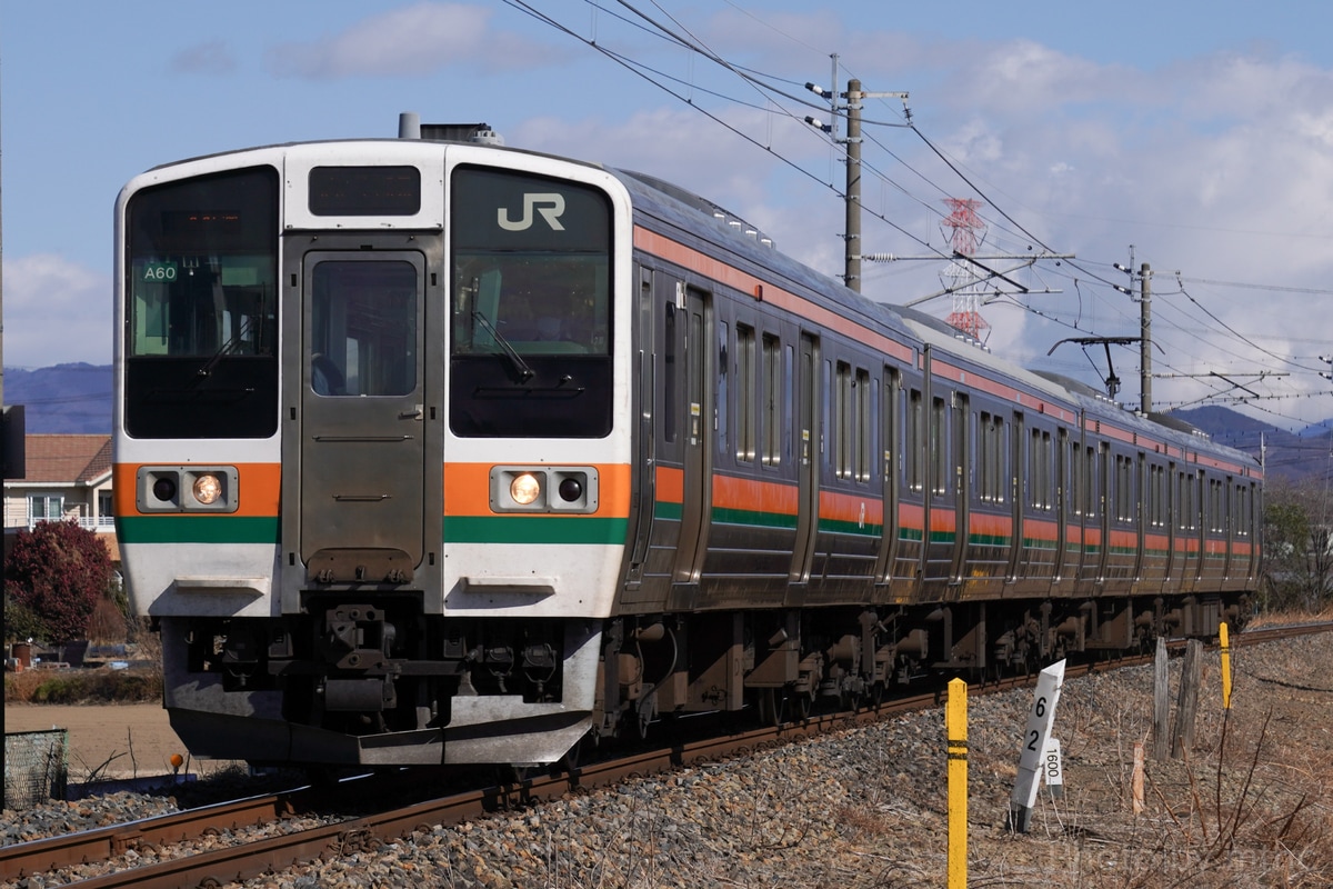 JR東日本 高崎車両センター 211系 タカA60編成