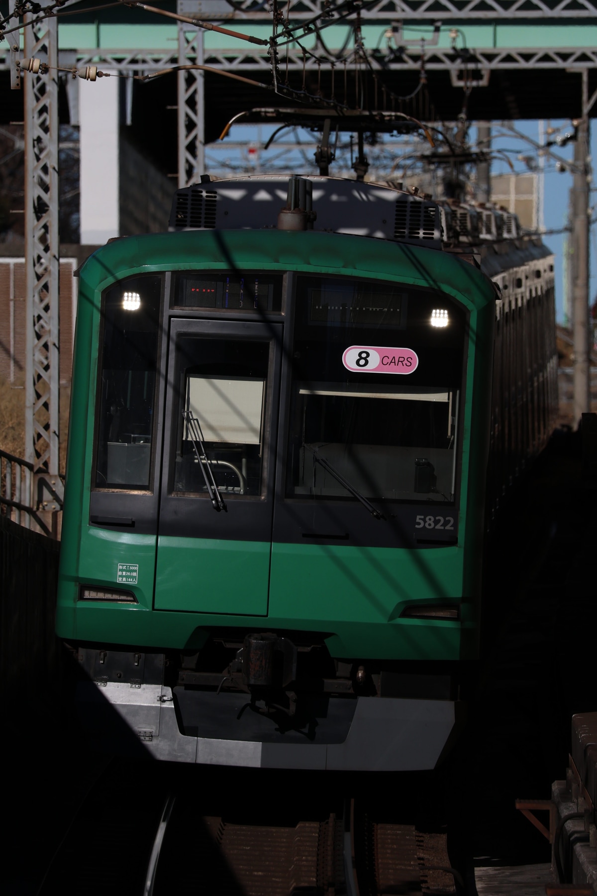 東急電鉄 元住吉検車区 5000系 5122F