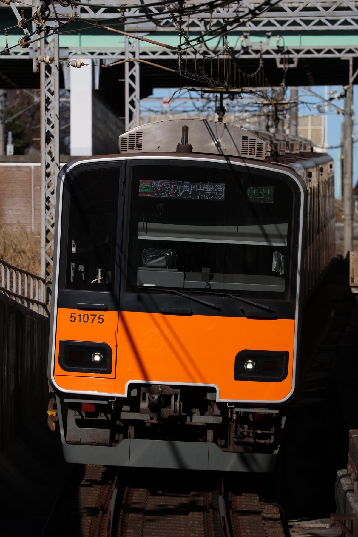 東武鉄道 森林公園検修区 50070系 51075F