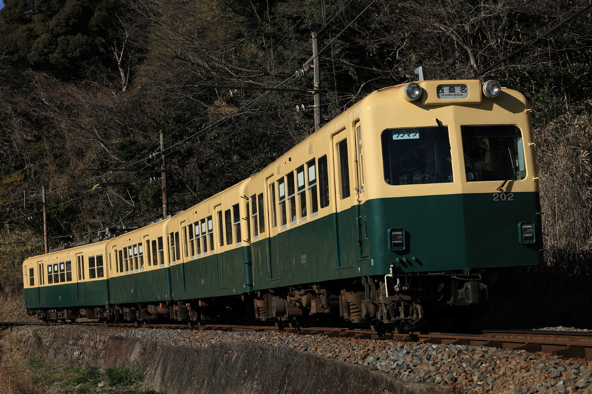 三岐鉄道 北大社車庫 200系 K77