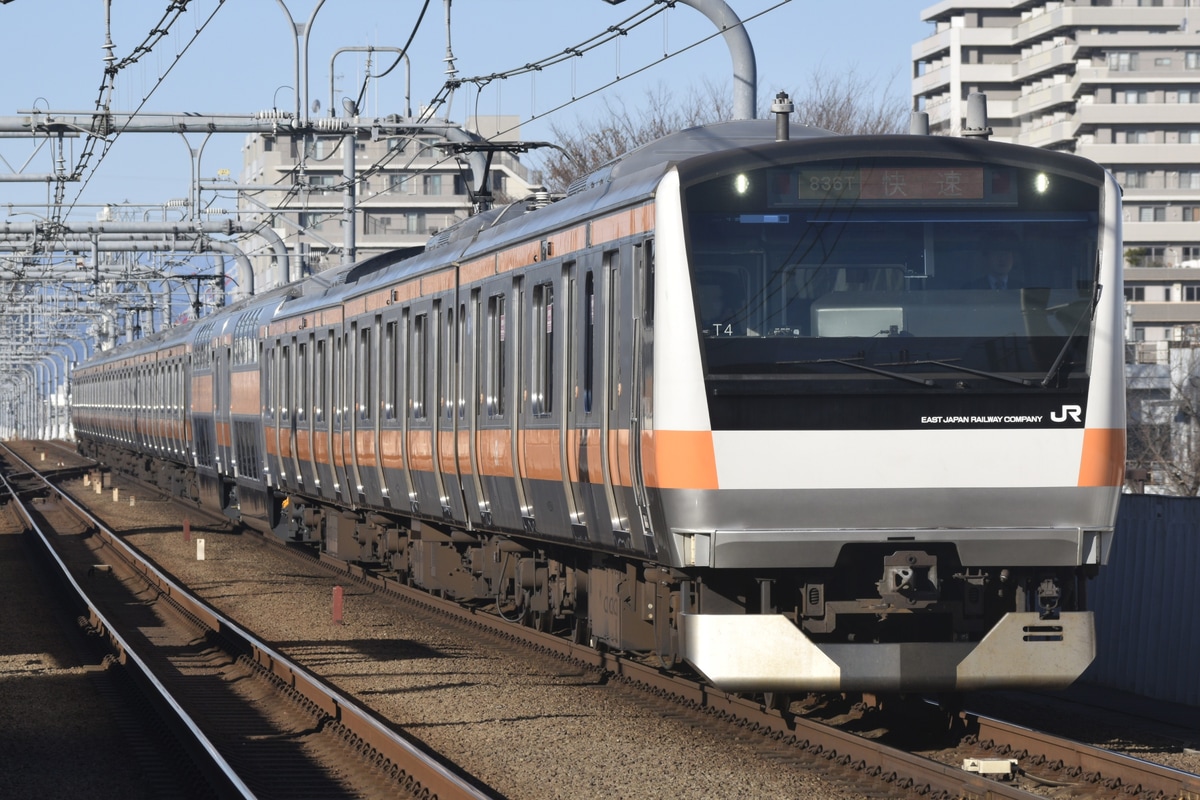 JR東日本 豊田車両センター E233系 トタT4編成