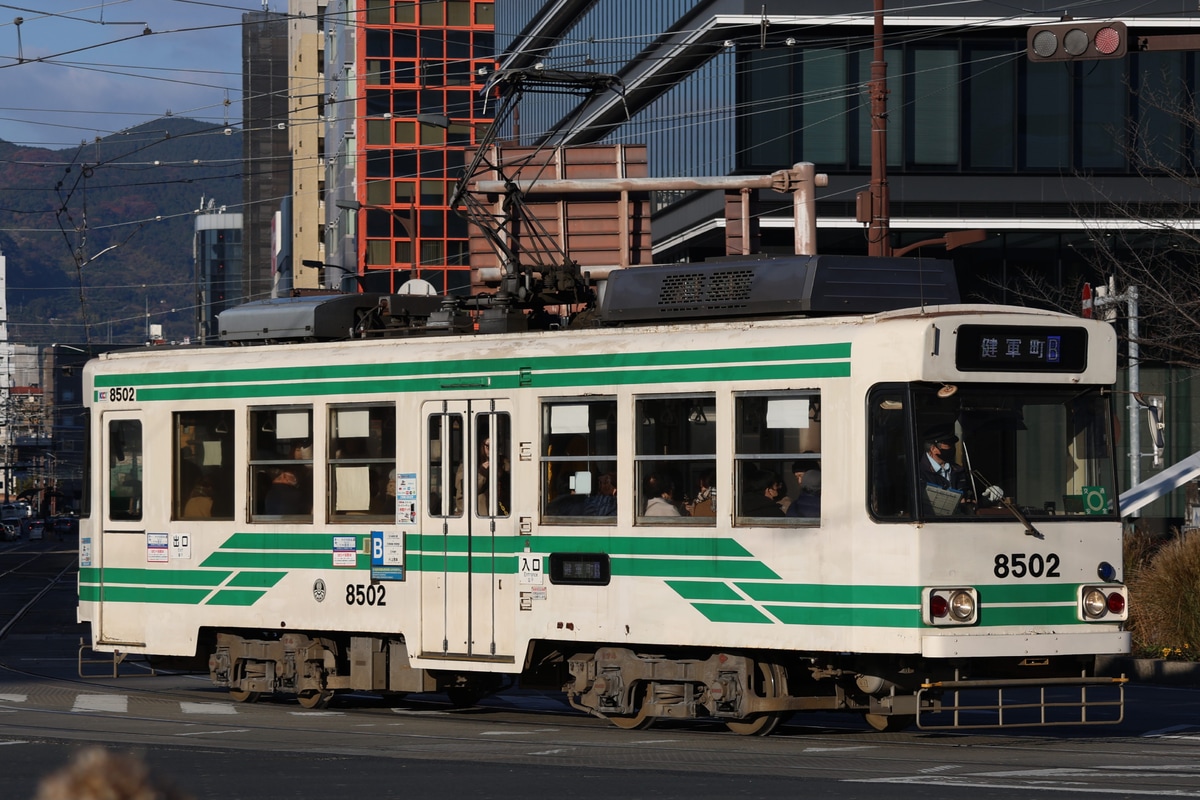 熊本市交通局  8500型 8502