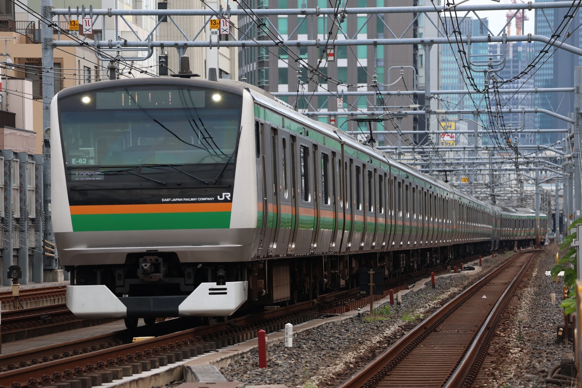 JR東日本 国府津車両センター E233系 コツE-62編成