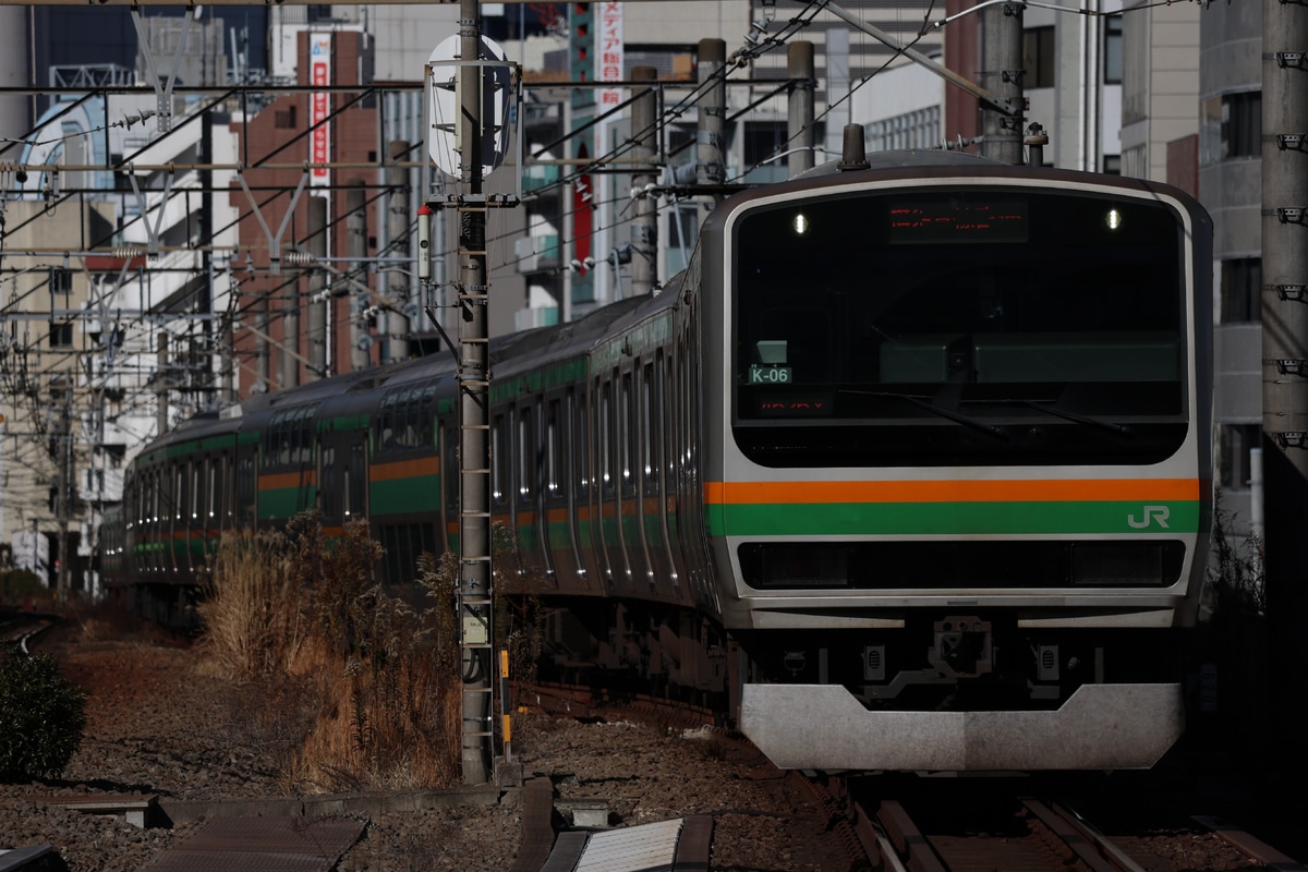 JR東日本 国府津車両センター E231系 コツK-06編成