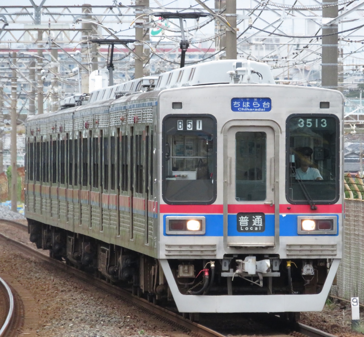 京成電鉄 宗吾車両基地 3500形 3516編成