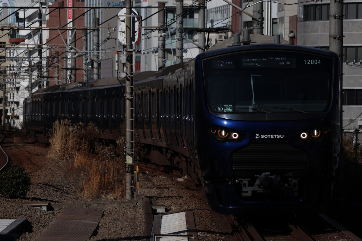 相模鉄道 かしわ台車両センター 12000系 12103F
