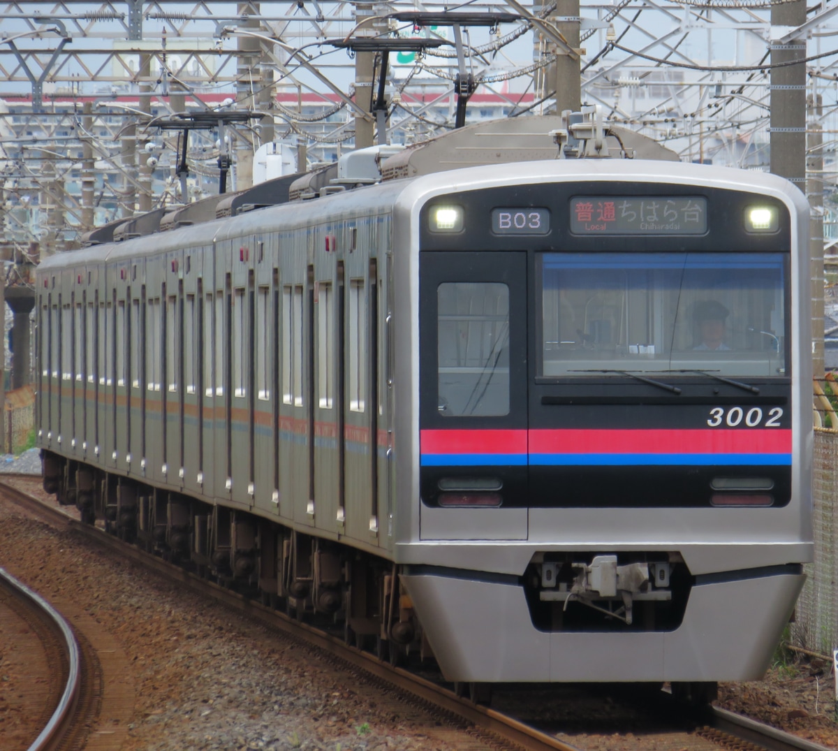 京成電鉄 宗吾車両基地 3000形 3002編成