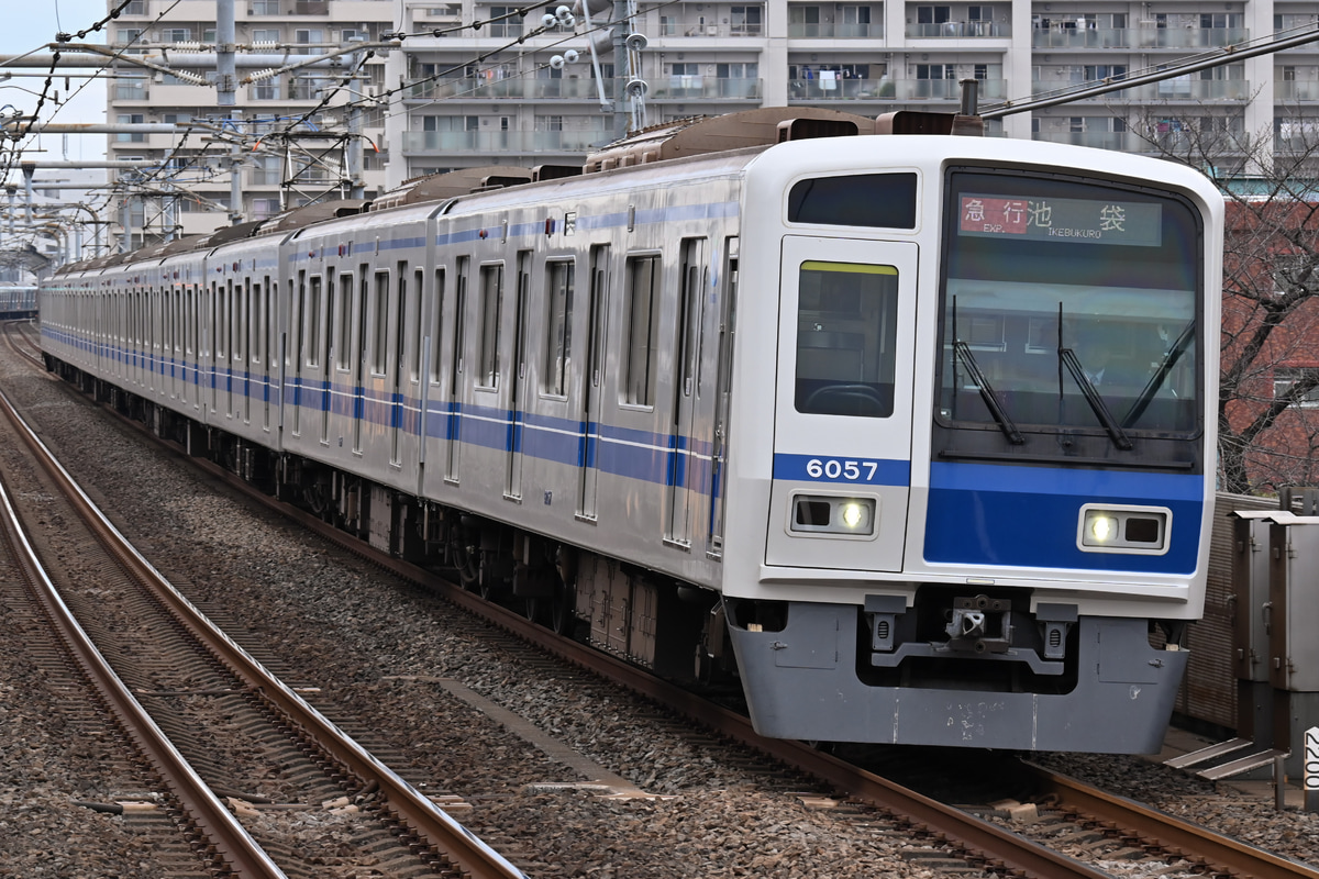 西武鉄道 武蔵丘車両検修場 6050系 6157F